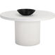 Nicolette 55 X 30 inch White Outdoor Dining Table